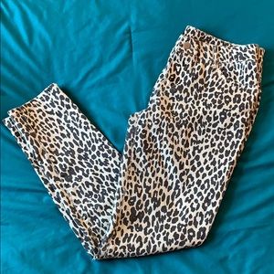 Cheetah Print Skinny Jeans